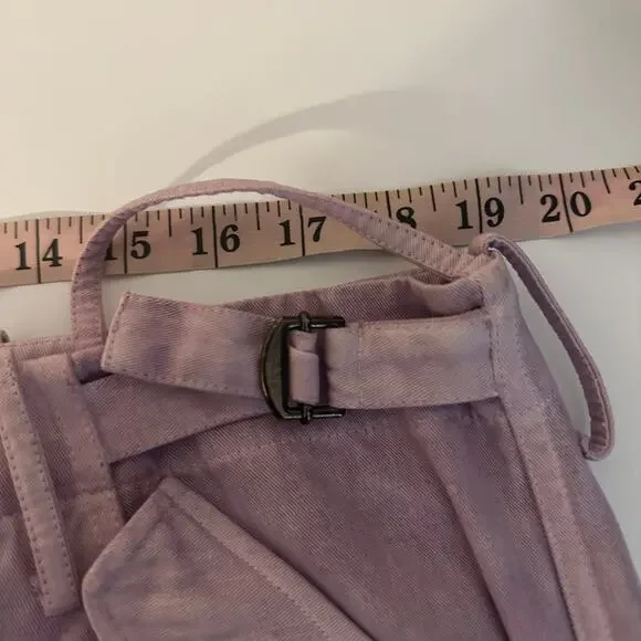 Faith Connexion Men's Purple Tie Dye Cargo Pants Size IT 52 US Size XL - Picture 13 of 16